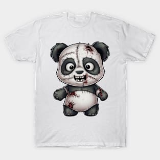 Patchwork Panda - Stitched Up - Gothic Teddy Tee T-Shirt